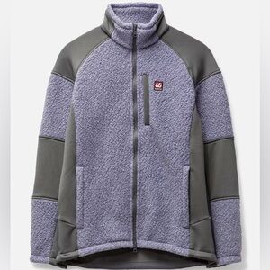 66 North Tindur Technical Shearling Fleece Polartec Thermal Pro Jacket